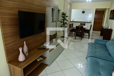 Sala de apartamento para alugar com 3 quartos, 134m² em Ocian, Praia Grande