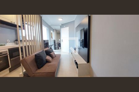 Sala de apartamento à venda com 2 quartos, 48m² em Vila Valparaíso, Santo André