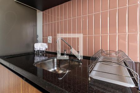 Cozinha - Pia de apartamento para alugar com 1 quarto, 34m² em Vila Buarque, São Paulo