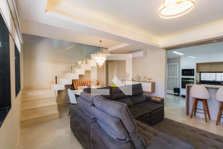 Sala de casa de condomínio à venda com 5 quartos, 455m² em Anil, Rio de Janeiro