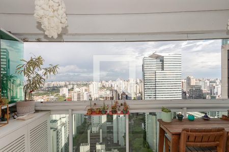 Varanda de apartamento à venda com 2 quartos, 96m² em Cidade Monções, São Paulo