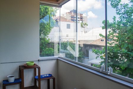 Varanda da sala de apartamento à venda com 2 quartos, 60m² em Glória, Porto Alegre