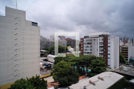 Vista da Varanda de kitnet/studio à venda com 1 quarto, 30m² em Pinheiros, São Paulo