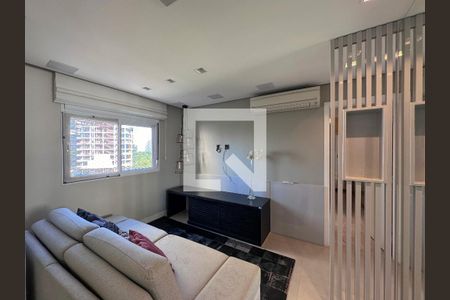 Sala de apartamento à venda com 2 quartos, 92m² em Brooklin, São Paulo