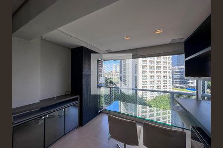 Varanda Integrada de apartamento à venda com 2 quartos, 92m² em Brooklin, São Paulo