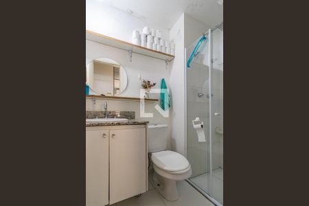 Banheiro de apartamento à venda com 1 quarto, 40m² em Melville Empresarial I E Ii, Barueri