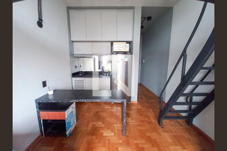 Quarto/Sala de apartamento para alugar com 1 quarto, 26m² em Santo Agostinho, Belo Horizonte