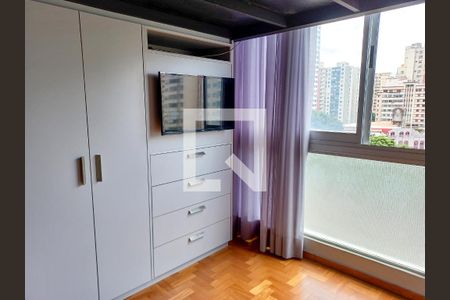 Quarto/Sala de apartamento para alugar com 1 quarto, 26m² em Santo Agostinho, Belo Horizonte