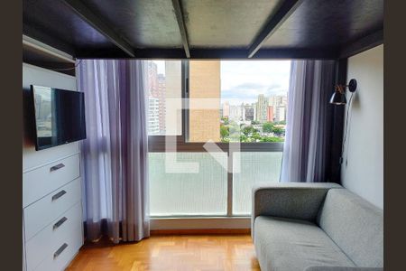 Quarto/Sala de apartamento para alugar com 1 quarto, 26m² em Santo Agostinho, Belo Horizonte