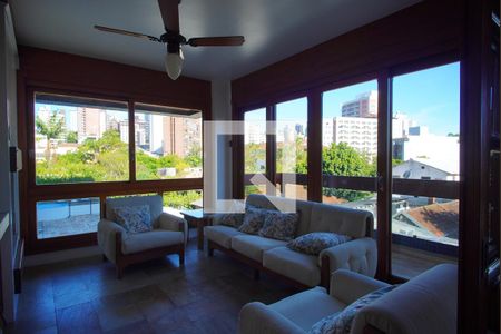 Sala de apartamento à venda com 4 quartos, 153m² em Rio Branco, Porto Alegre