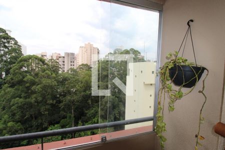 Varanda da Sala de apartamento à venda com 2 quartos, 50m² em Vila Andrade, São Paulo