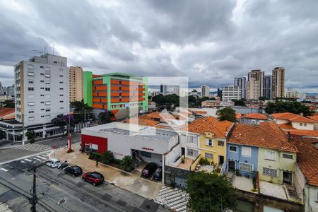 sala vista de apartamento à venda com 1 quarto, 45m² em Jardim da Glória, São Paulo