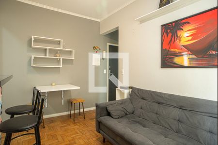 Sala de apartamento à venda com 1 quarto, 33m² em Cerqueira César, São Paulo