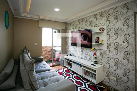 Sala de apartamento para alugar com 2 quartos, 56m² em Jardim América, Taboão da Serra