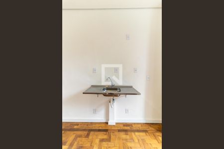 Cozinha de kitnet/studio para alugar com 1 quarto, 24m² em Santa Cecilia, São Paulo