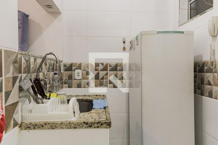 Cozinha de kitnet/studio à venda com 1 quarto, 31m² em Copacabana, Rio de Janeiro