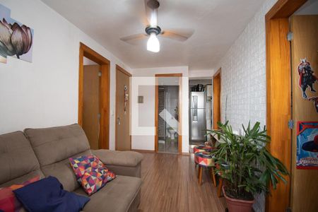 sala de apartamento à venda com 3 quartos, 55m² em Santos Dumont, São Leopoldo