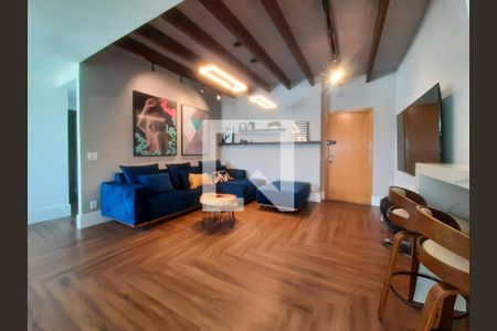 Sala de apartamento à venda com 2 quartos, 100m² em Barra da Tijuca, 