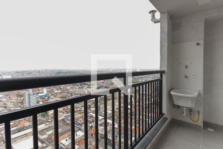 Varanda da Sala de apartamento para alugar com 2 quartos, 38m² em Vila Progresso (zona Leste), São Paulo