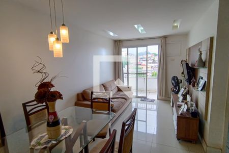sala de apartamento à venda com 4 quartos, 126m² em Pechincha, Rio de Janeiro