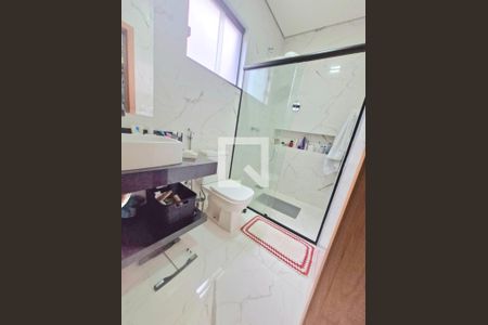 banheiro suite de casa à venda com 3 quartos, 164m² em Lagoa Santa, Lagoa Santa
