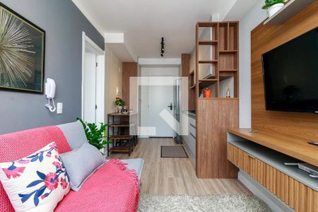 Sala de apartamento para alugar com 1 quarto, 31m² em Jardim Caravelas, São Paulo