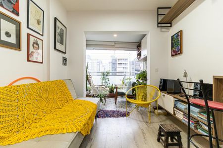 Sala de apartamento para alugar com 1 quarto, 43m² em Santa Ifigênia, São Paulo