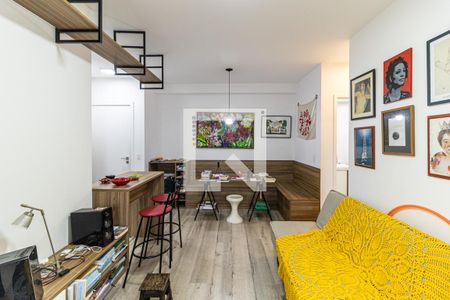 Sala de apartamento para alugar com 1 quarto, 43m² em Santa Ifigênia, São Paulo