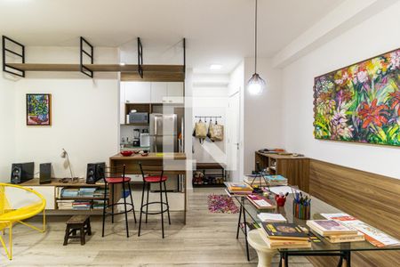 Sala de apartamento para alugar com 1 quarto, 43m² em Santa Ifigênia, São Paulo