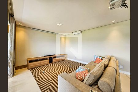 Sala de apartamento para alugar com 3 quartos, 160m² em Mar E Céu, Guarujá