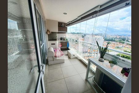 Varanda gourmet de apartamento à venda com 2 quartos, 62m² em Jardim Monte Kemel, São Paulo
