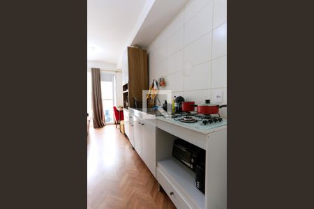 Cozinha de kitnet/studio à venda com 1 quarto, 28m² em Ferreira, São Paulo