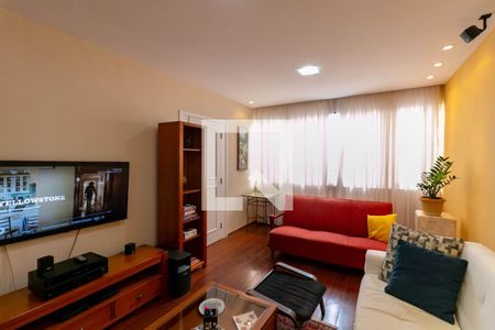 Sala de apartamento à venda com 4 quartos, 130m² em Serra, Belo Horizonte