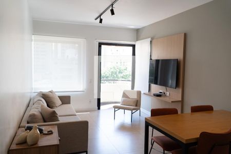 Sala de apartamento à venda com 1 quarto, 50m² em Santa Cecília, São Paulo