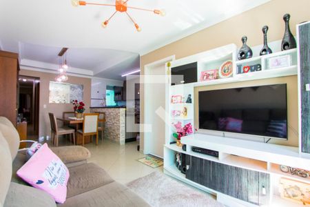 Sala de apartamento à venda com 3 quartos, 90m² em Parque Marajoara, Santo André