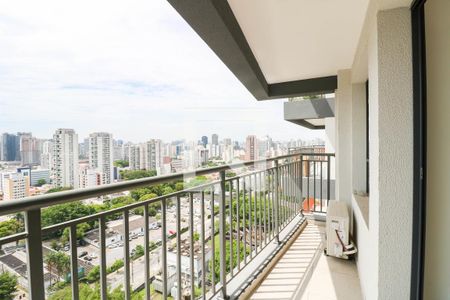 Varanda da Sala/Cozinha de casa de condomínio à venda com 1 quarto, 47m² em Santo Amaro, São Paulo