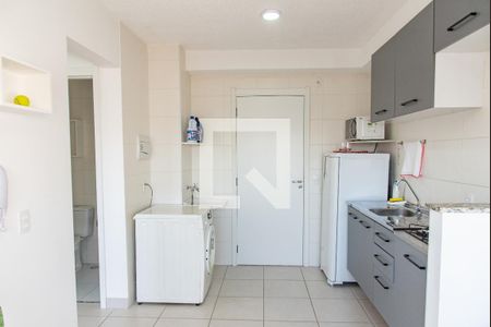 Sala/cozinha de apartamento para alugar com 2 quartos, 34m² em Cambuci, São Paulo