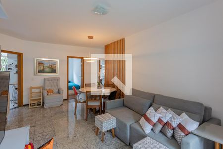 Sala de apartamento à venda com 3 quartos, 87m² em São Lucas, Belo Horizonte