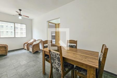 Sala de apartamento para alugar com 1 quarto, 44m² em Balneario Cidade Atlantica, Guarujá