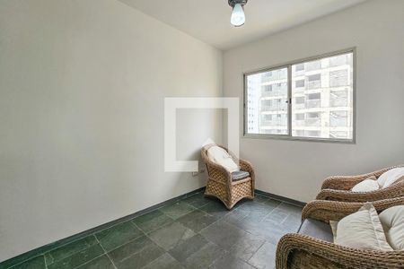 Sala de apartamento para alugar com 1 quarto, 44m² em Balneario Cidade Atlantica, Guarujá