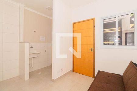 Sala e Cozinha de apartamento para alugar com 1 quarto, 27m² em Vila Nivi, São Paulo