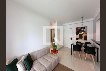 Sala de apartamento à venda com 2 quartos, 59m² em Campo Belo, São Paulo