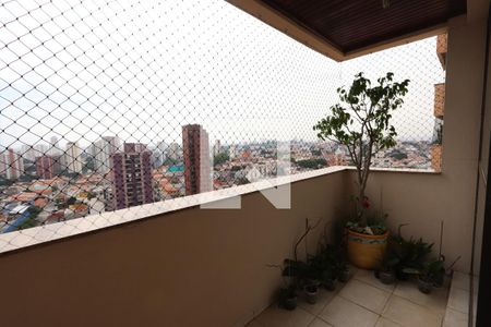 Varanda da Sala de apartamento à venda com 3 quartos, 96m² em Vila Prudente, São Paulo