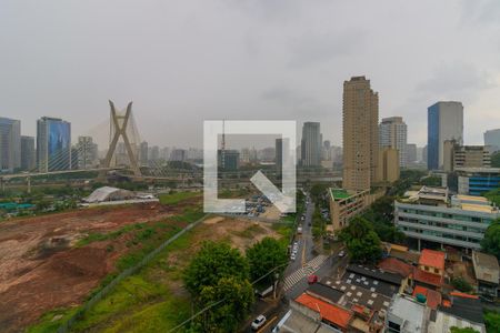 Sala/Cozinha de apartamento para alugar com 1 quarto, 50m² em Vila Tramontano, São Paulo