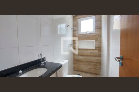 Banheiro Quarto 1  suíte de apartamento à venda com 2 quartos, 77m² em Vila Alice, Santo André