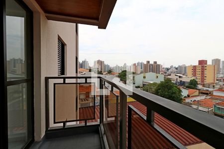 Sacada da Sala de apartamento à venda com 3 quartos, 74m² em Vila Valparaiso, Santo André