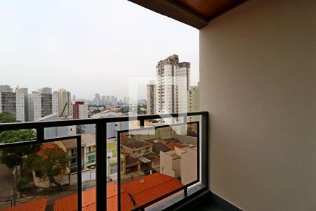 Sacada da Sala de apartamento à venda com 3 quartos, 74m² em Vila Valparaiso, Santo André