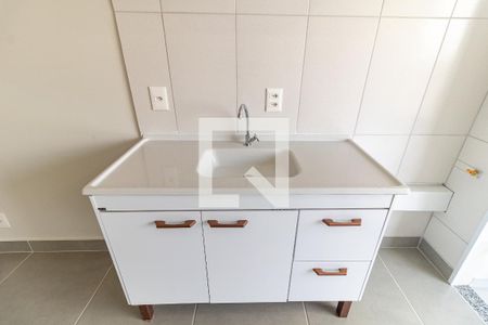 Cozinha de apartamento para alugar com 2 quartos, 37m² em Vila Moinho Velho, São Paulo