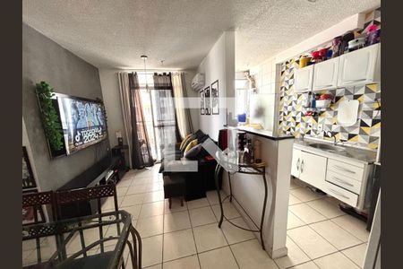 Sala/ cozinha de apartamento à venda com 2 quartos, 50m² em Anil, Rio de Janeiro