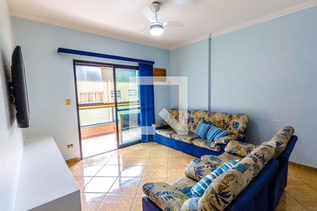 Sala de apartamento para alugar com 2 quartos, 100m² em Caiçara, Praia Grande